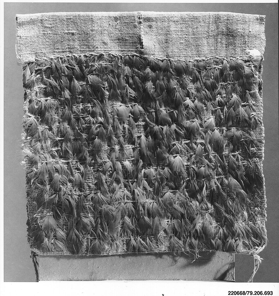 Miniature Tunic, Cotton, feathers, Ica