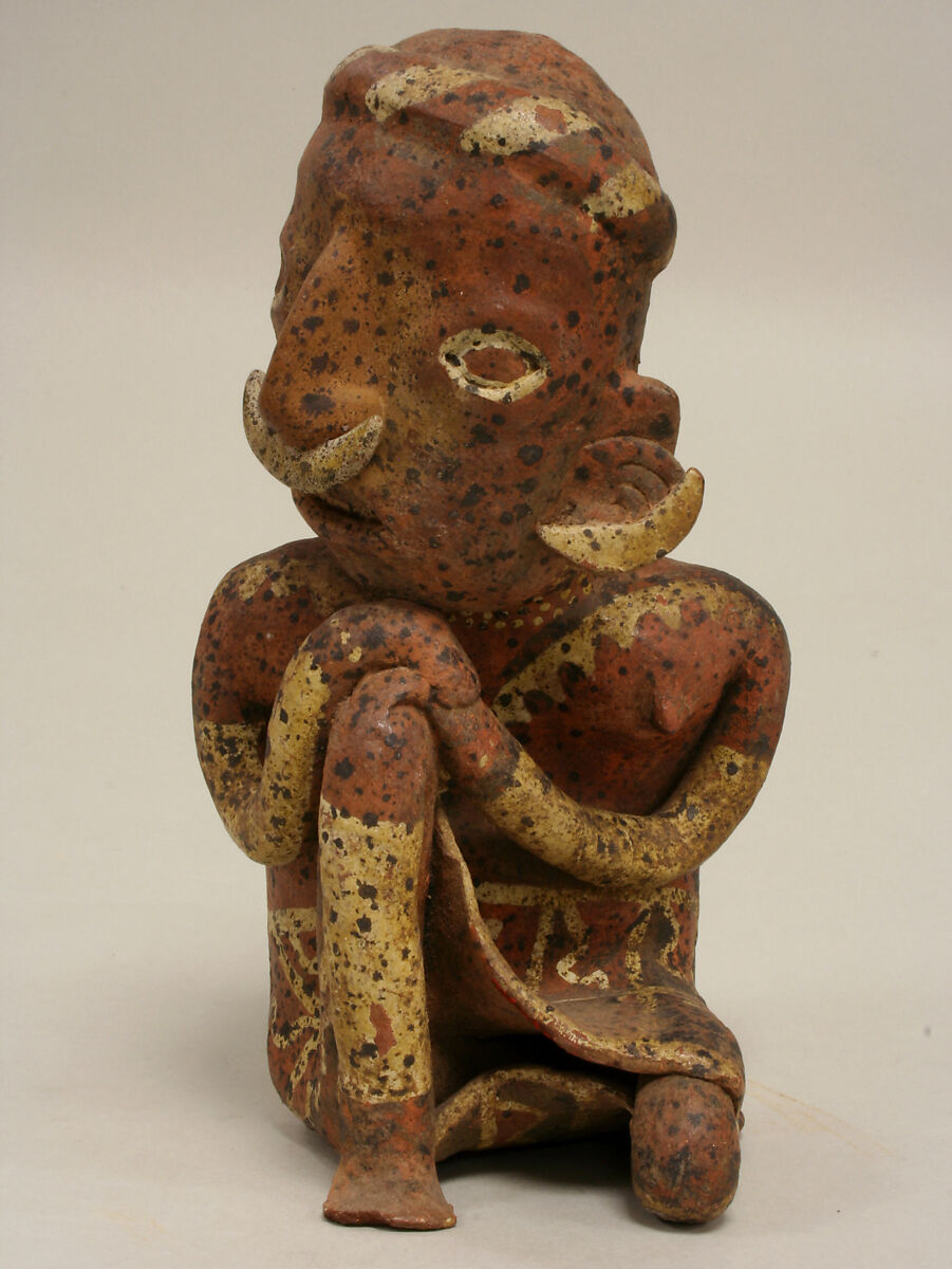 Seated Female Figure, Ceramic, Nayarit 