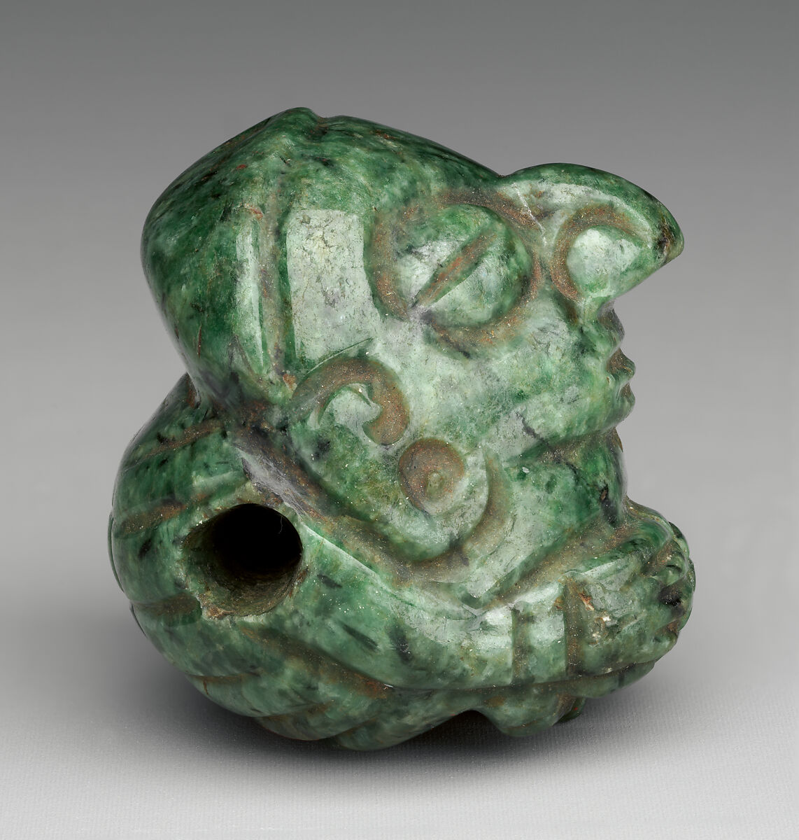 Bead, Greenstone, Mixtec