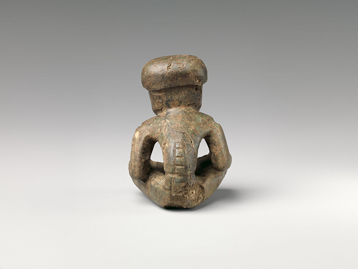 Seated Figure, Stone, Teotihuacan