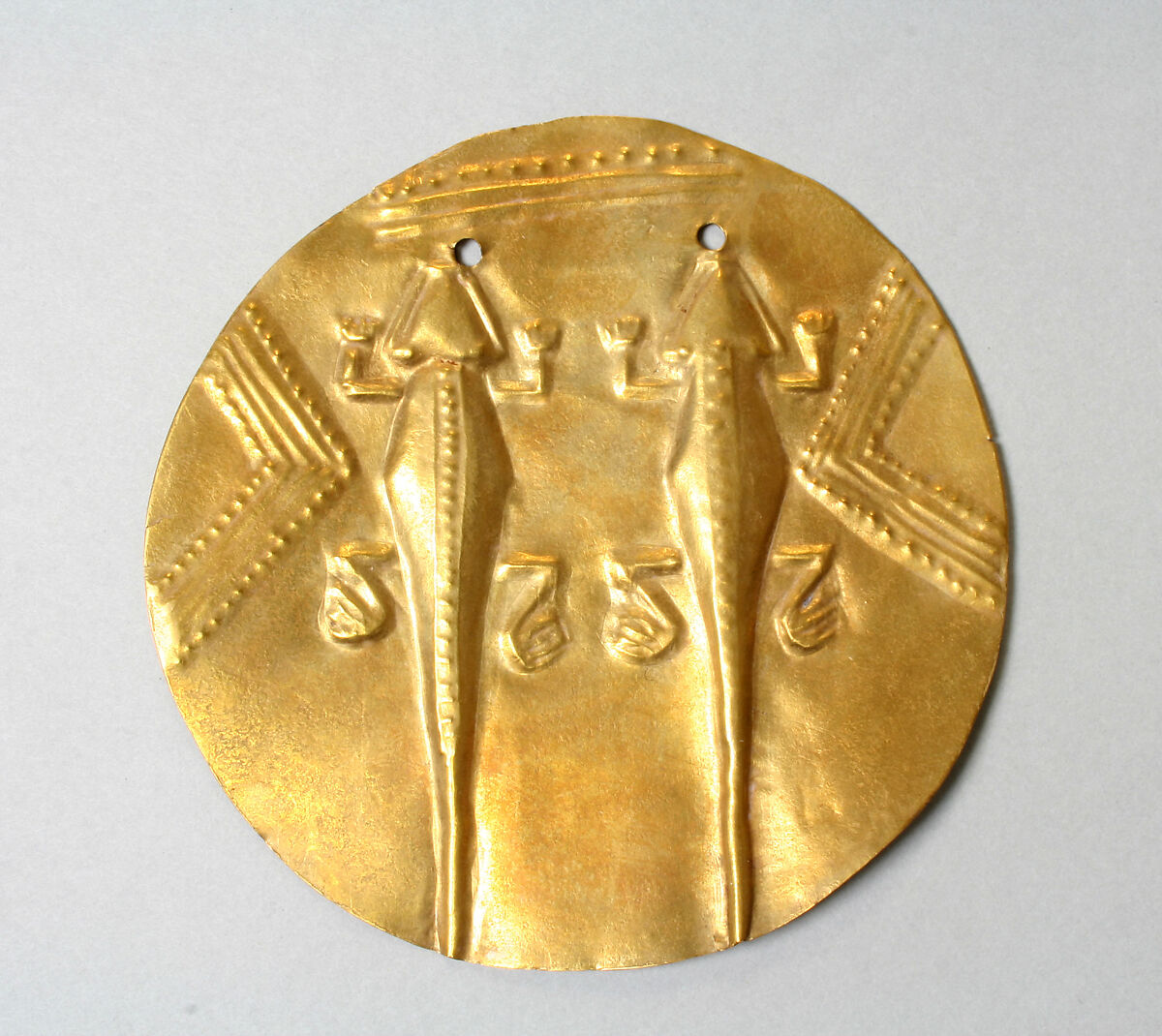 Pectoral Disk (Patena), Gold, Veraguas (?) 