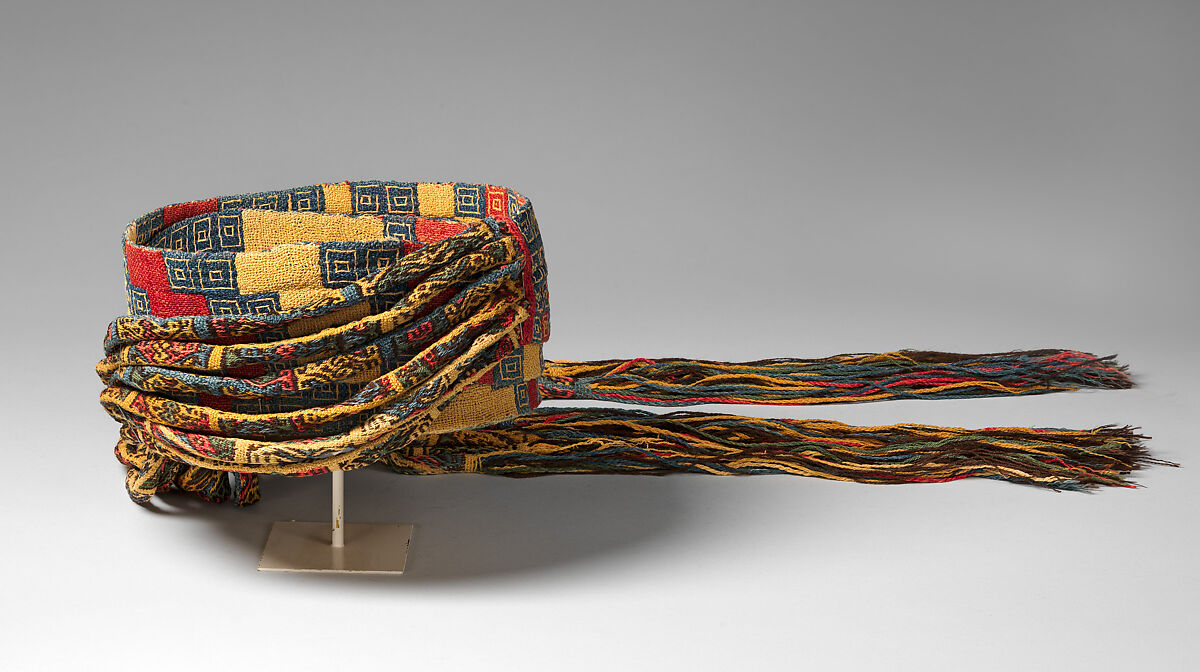 Headband, Nasca artist, Camelid fiber, Nasca