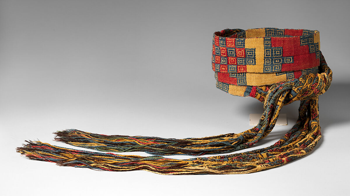 Headband, Nasca artist, Camelid fiber, Nasca