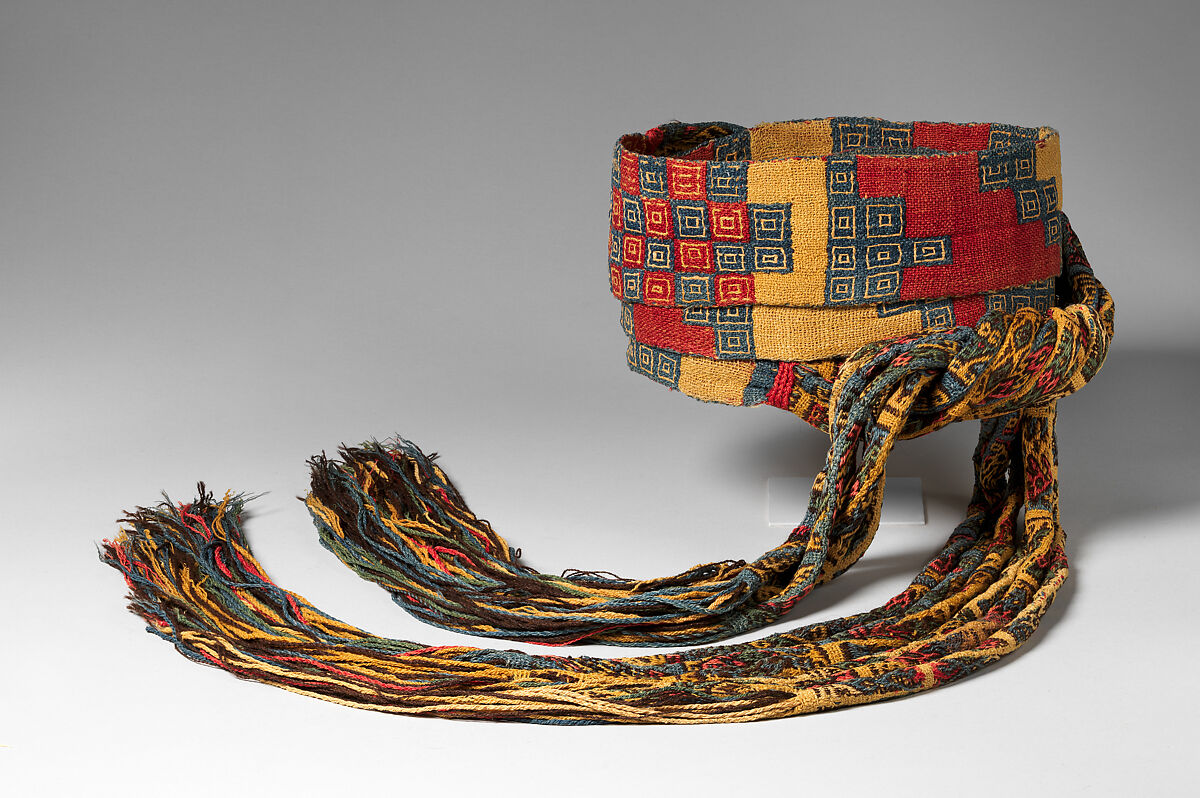 Headband, Nasca artist, Camelid fiber, Nasca