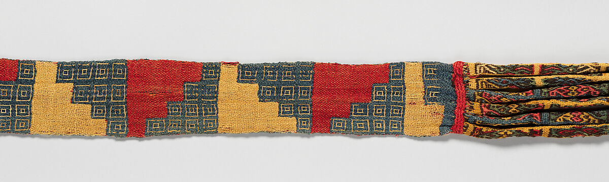 Headband, Nasca artist, Camelid fiber, Nasca