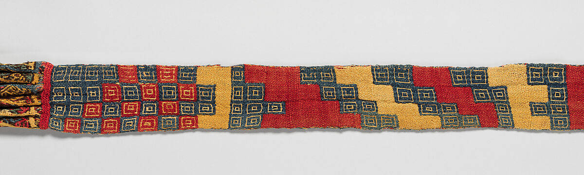 Headband, Nasca artist, Camelid fiber, Nasca