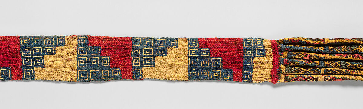 Headband, Nasca artist, Camelid fiber, Nasca