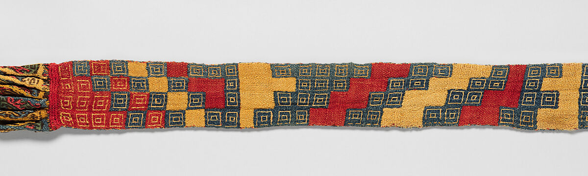 Headband, Nasca artist, Camelid fiber, Nasca