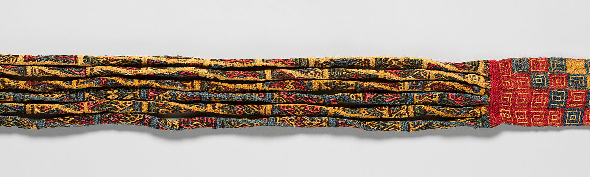 Headband, Nasca artist, Camelid fiber, Nasca