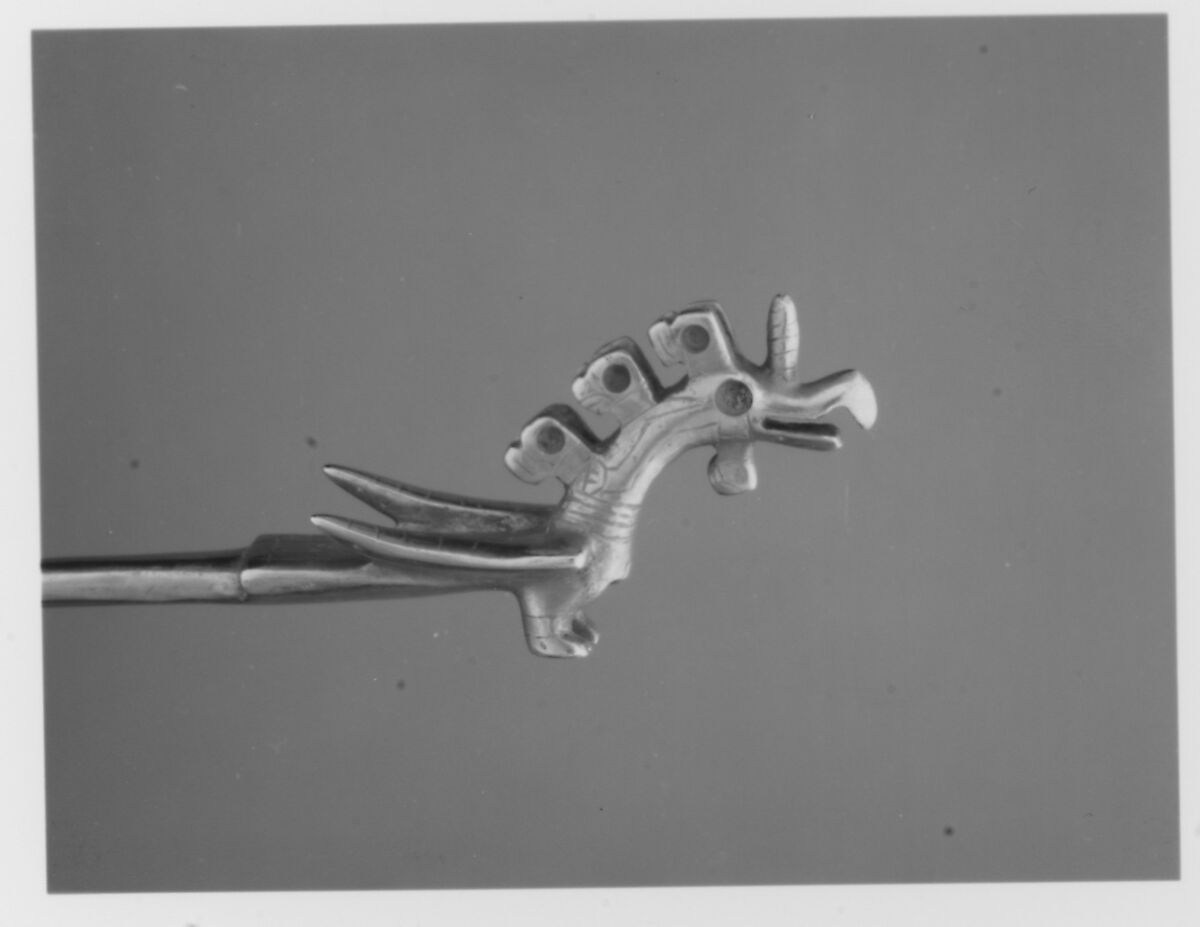 Bird Pin or Spatula, Gold, Tiwanaku 