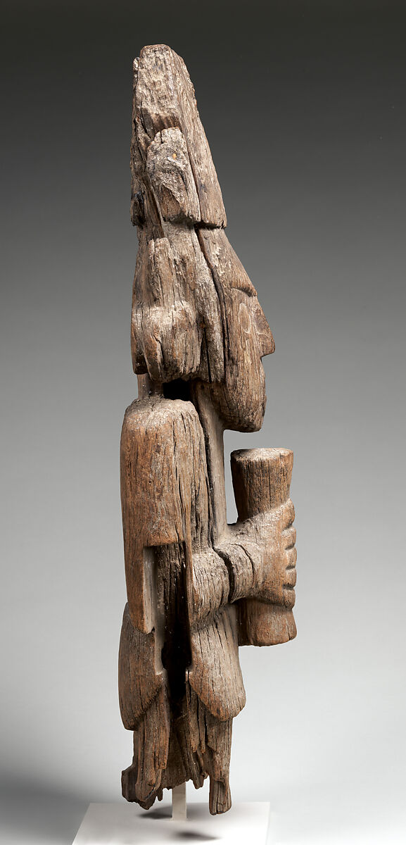 Standing male figure, Chimú artist(s), Wood, Chimú