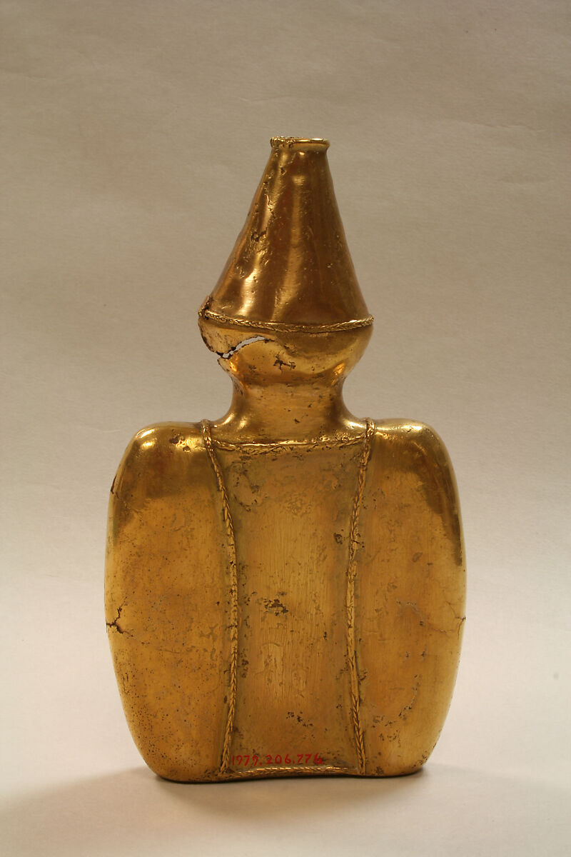 Poporo (Lime container), Gold, Early Quimbaya