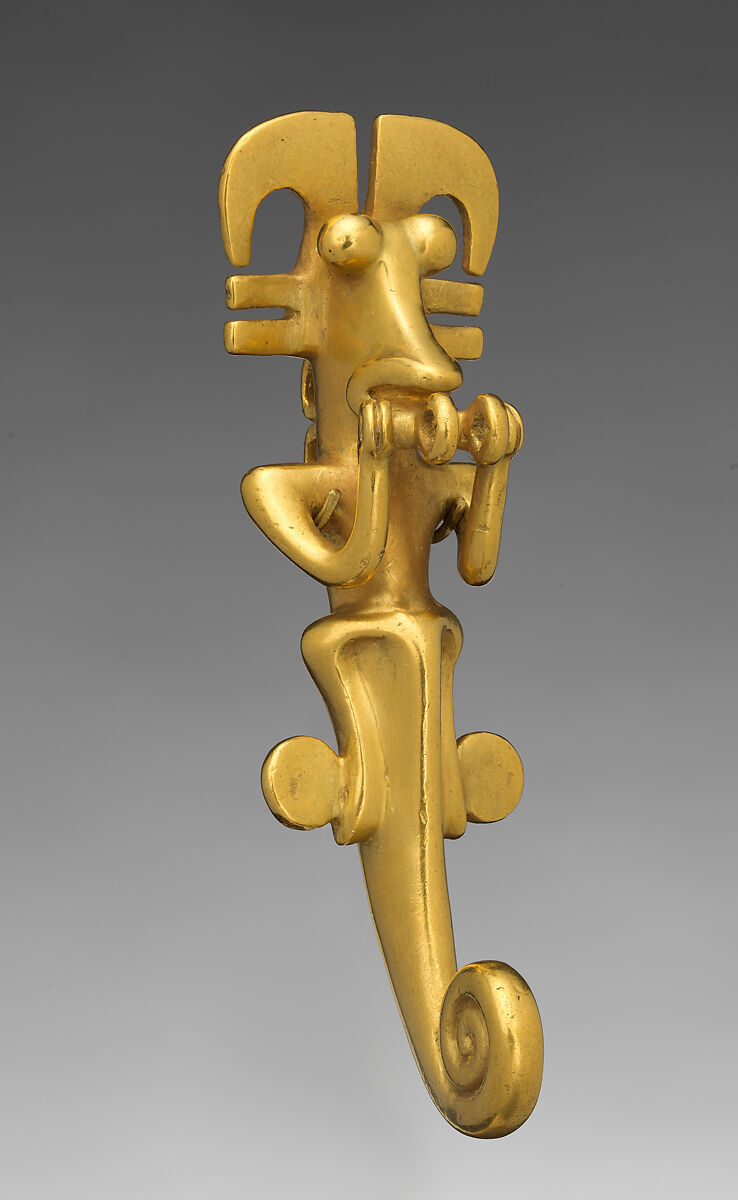 Seahorse pendant, International Style artist(s), Gold, International Style