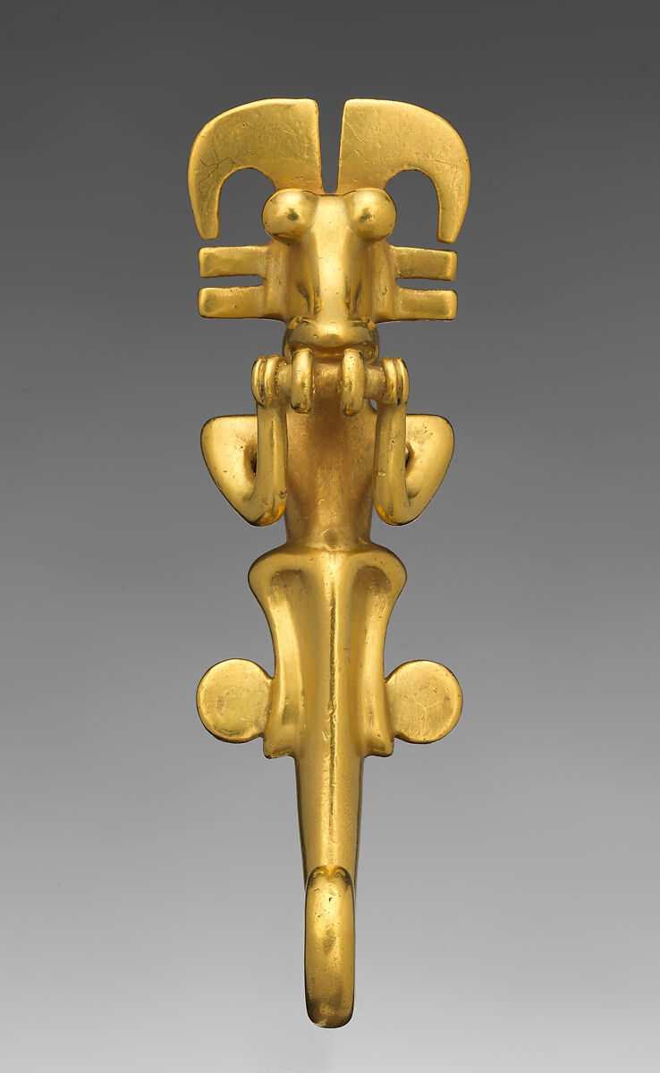 Seahorse pendant, International Style artist(s), Gold, International Style