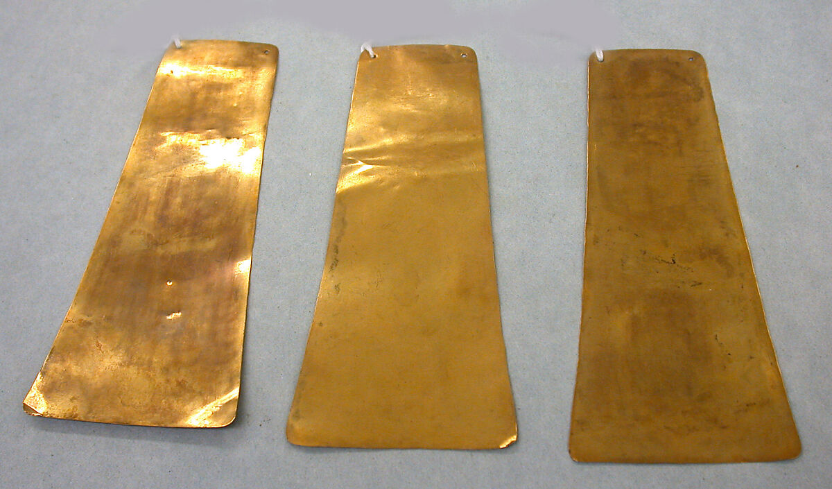 Tab Ornament, Gold, Salinar (?) 