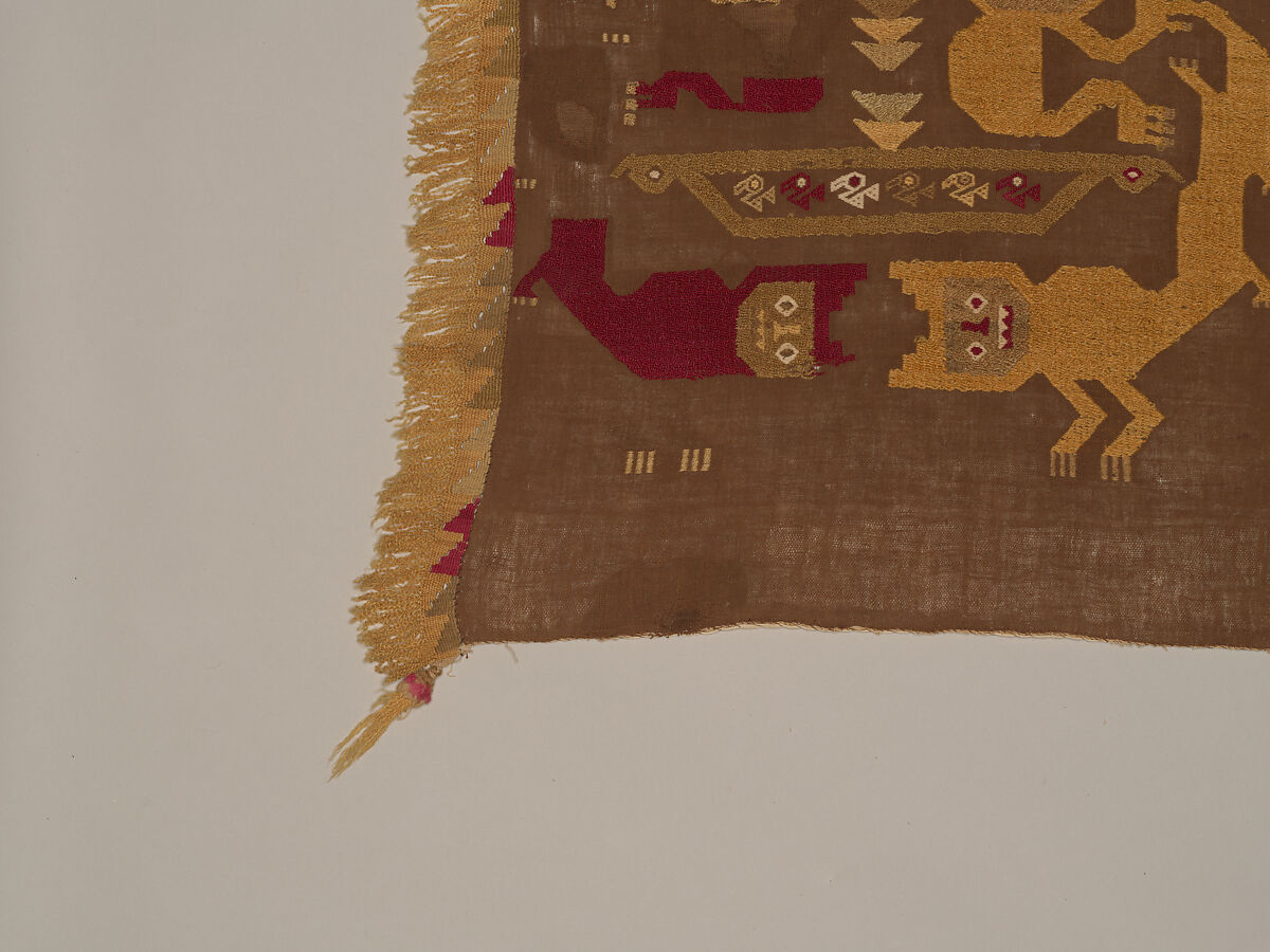 Wall Hanging, Camelid hair, cotton, Chimú
