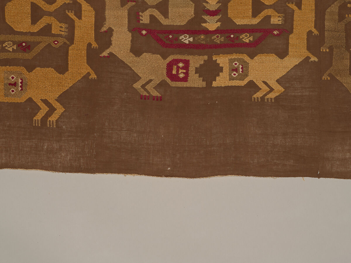 Wall Hanging, Camelid hair, cotton, Chimú
