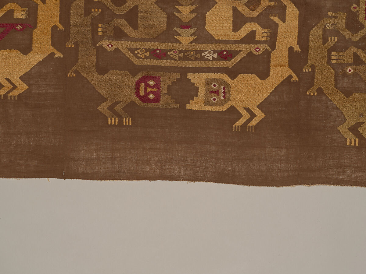 Wall Hanging, Camelid hair, cotton, Chimú