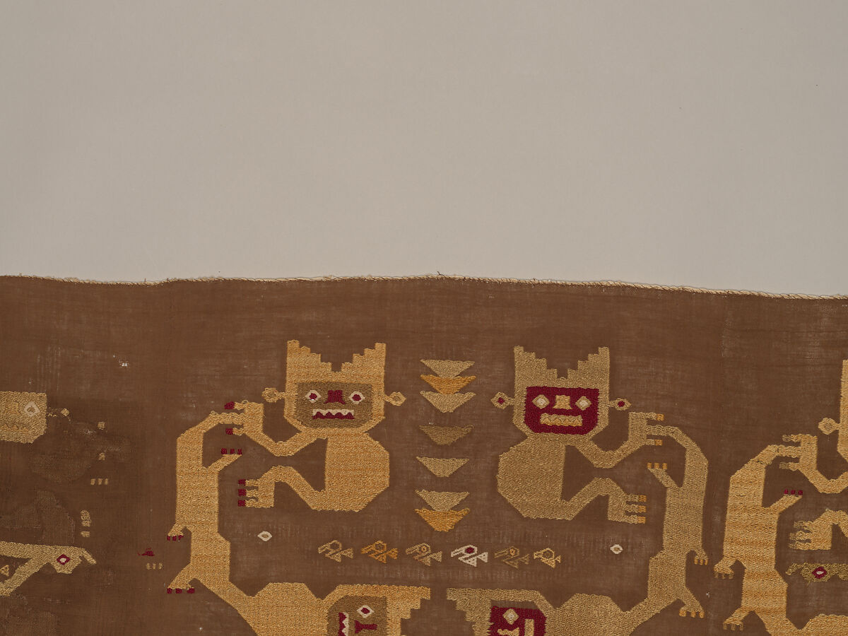 Wall Hanging, Camelid hair, cotton, Chimú
