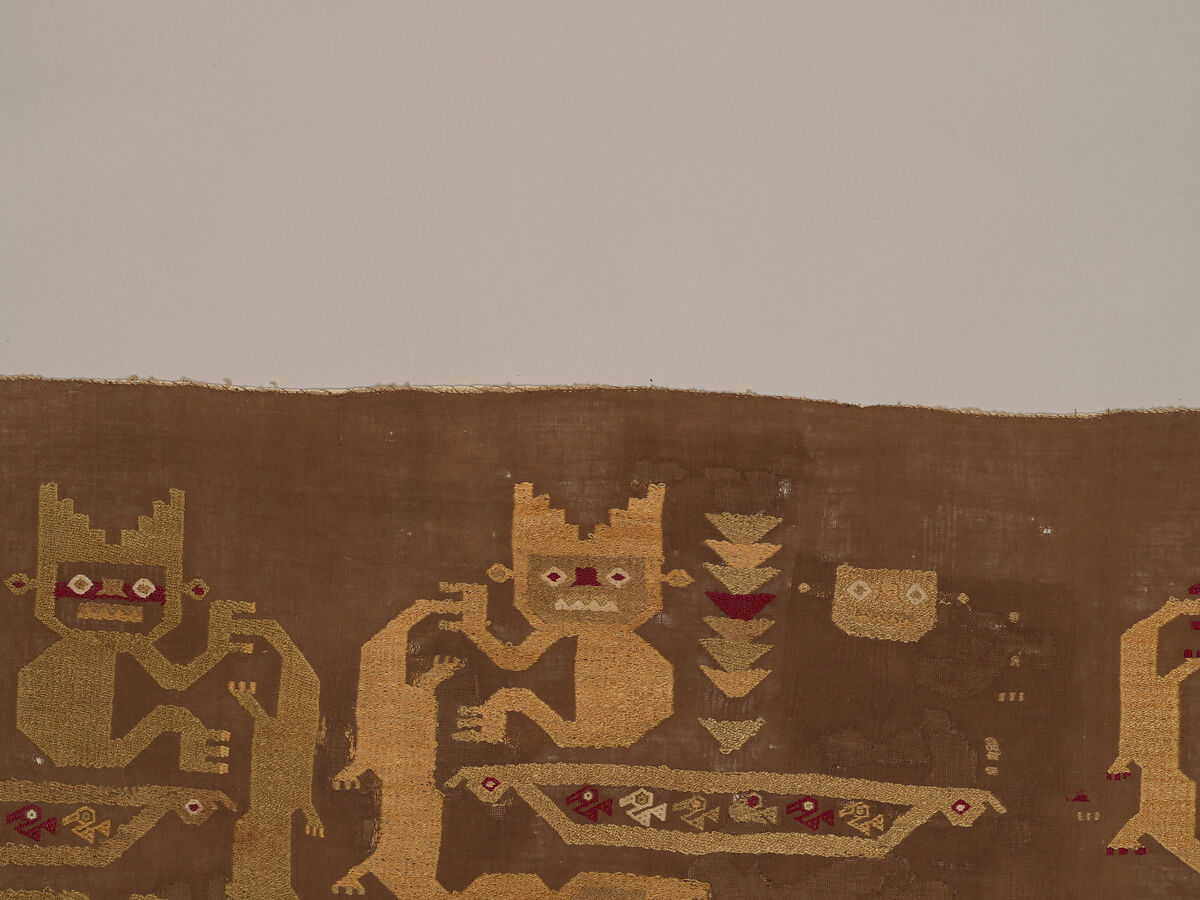 Wall Hanging, Camelid hair, cotton, Chimú