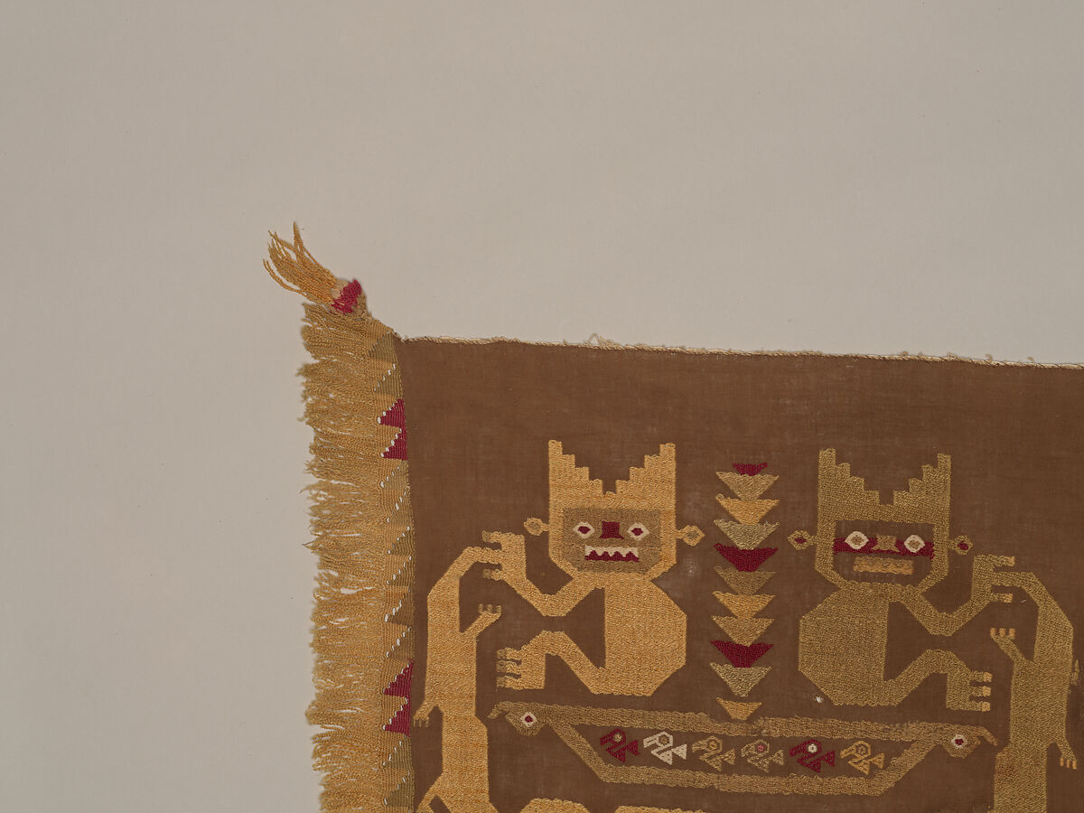 Wall Hanging, Camelid hair, cotton, Chimú