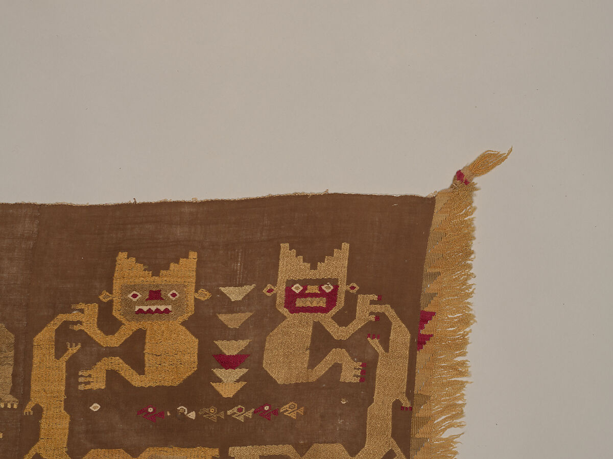 Wall Hanging, Camelid hair, cotton, Chimú