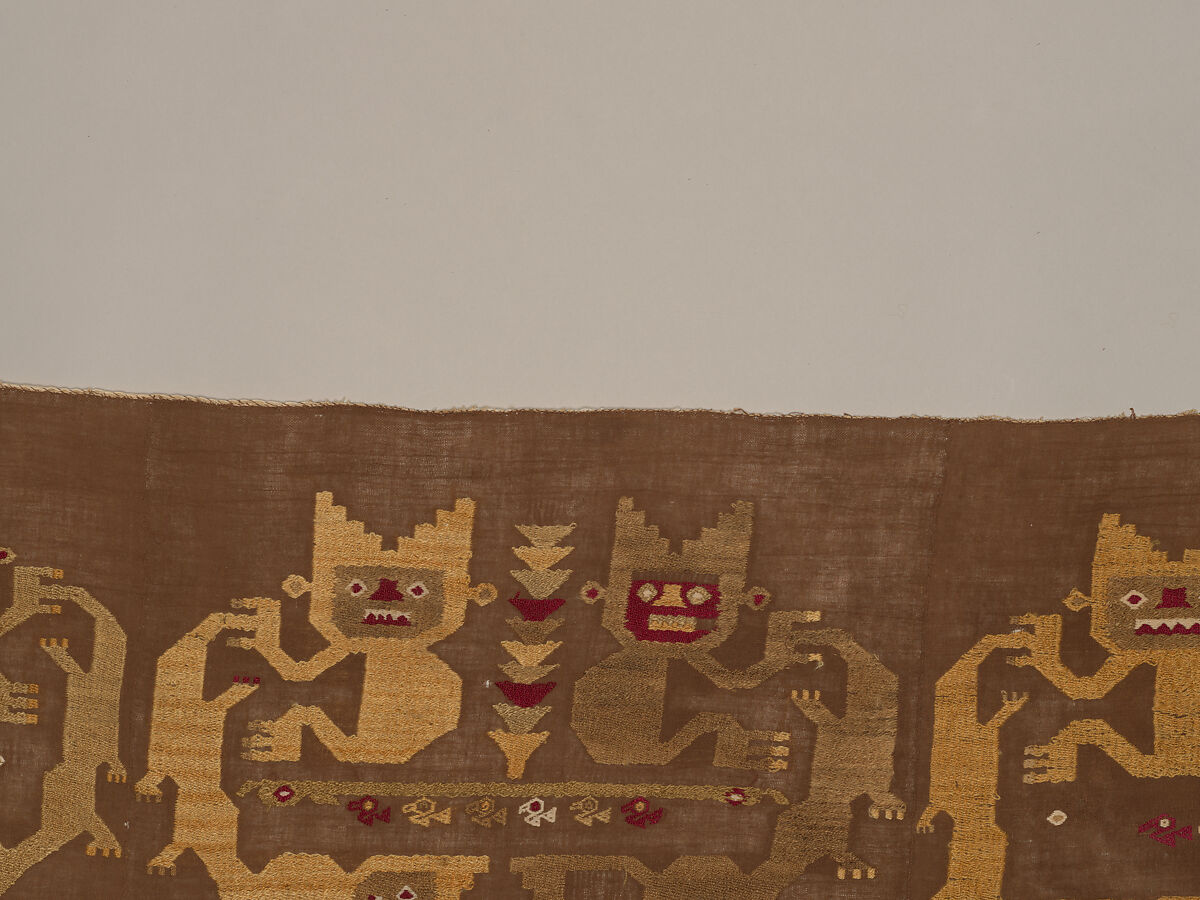 Wall Hanging, Camelid hair, cotton, Chimú