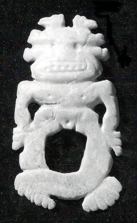 Figure Pendant, Jadeite, Atlantic Watershed 