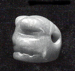 Bead with Head, Jadeite, Atlantic Watershed 