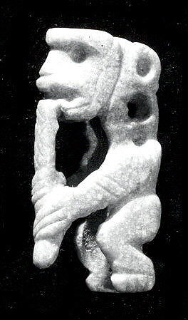 Figure Pendant, Jadeite (albite), Atlantic Watershed 