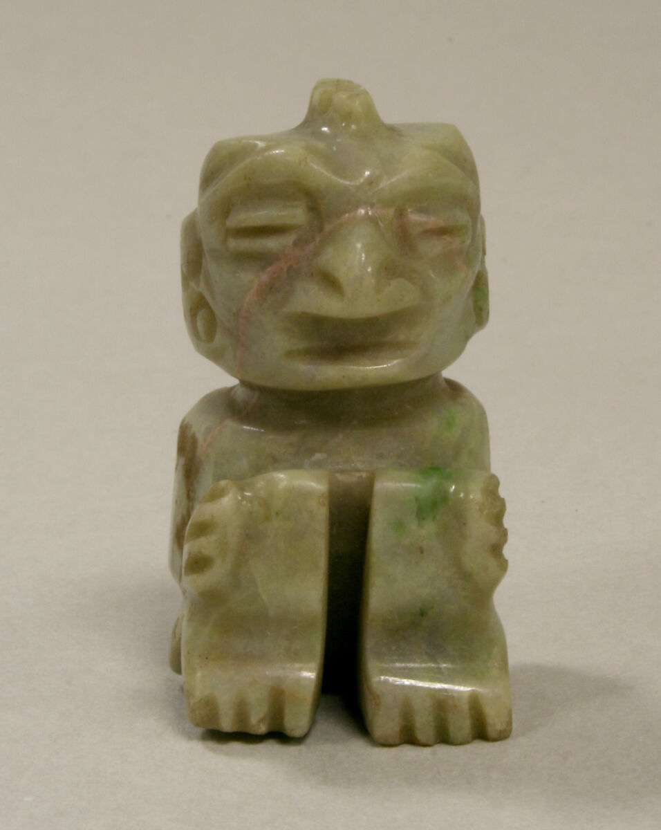 Figure Pendant, Stone, Mixtec 