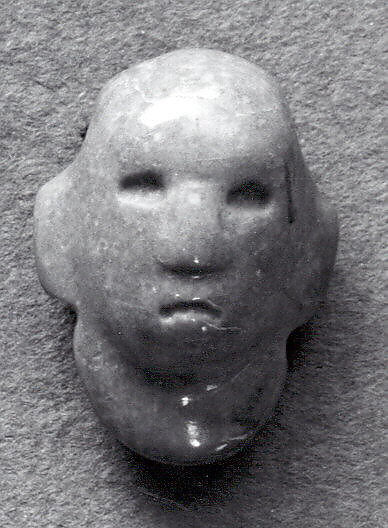 Head Pendant, Jade (?), Michoacan (?) 