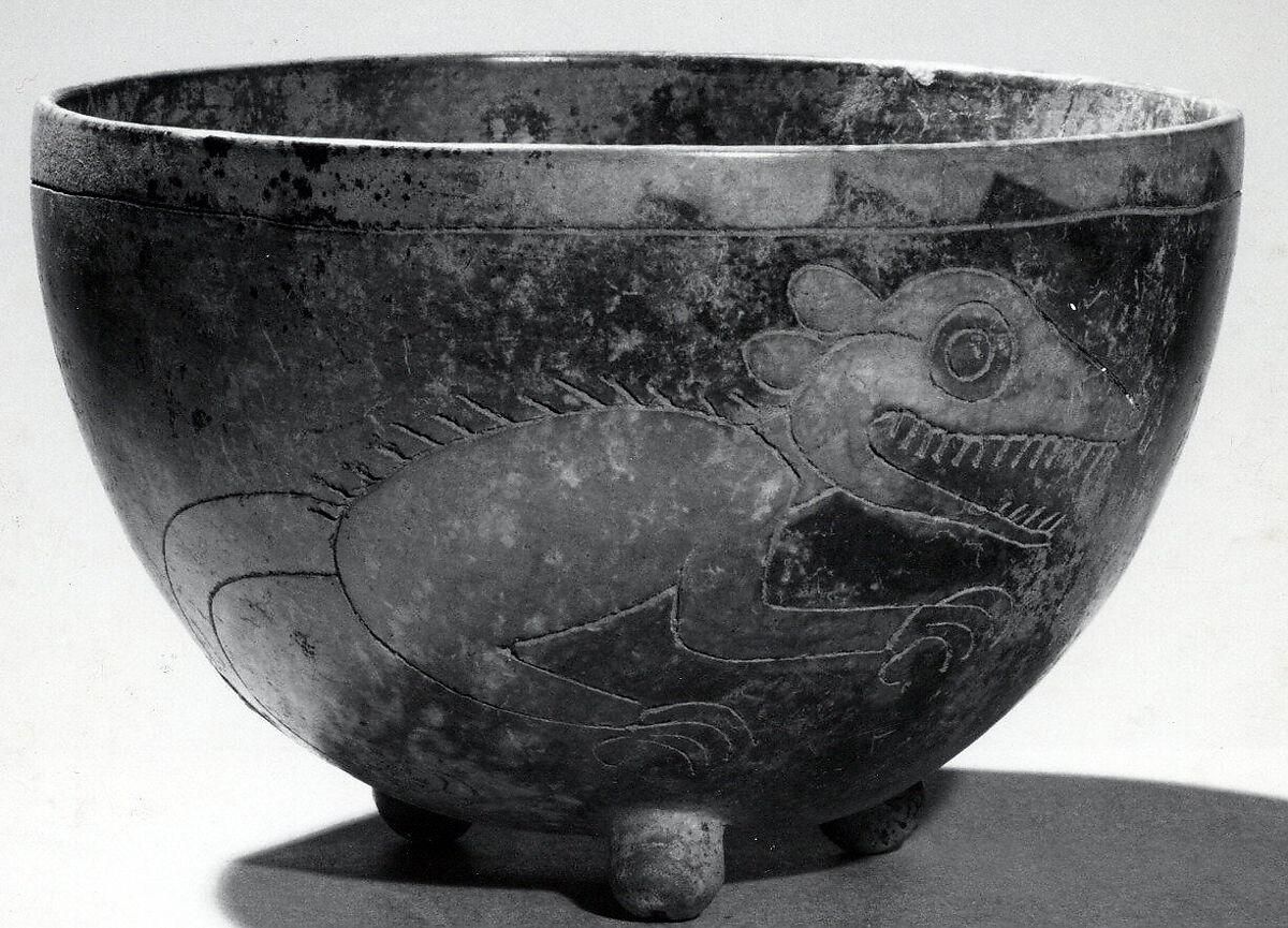 Tripod Bowl, Ceramic, Veracruz 