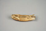 Sea Otter Amulet, Ivory, Aleut or Alutiiq
