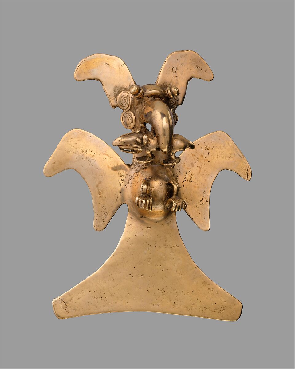 Eagle Pendant, Gold (cast alloy), Chiriqui 
