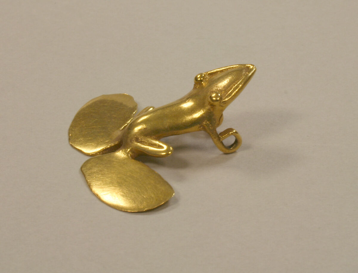 Frog Pendant, Gold, Veraguas 