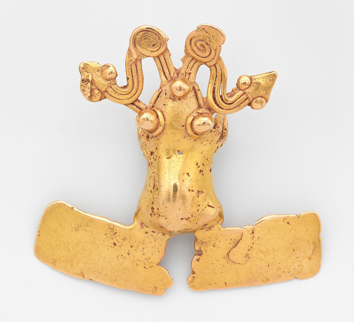Frog Pendant, Gold (cast), Chiriqui 