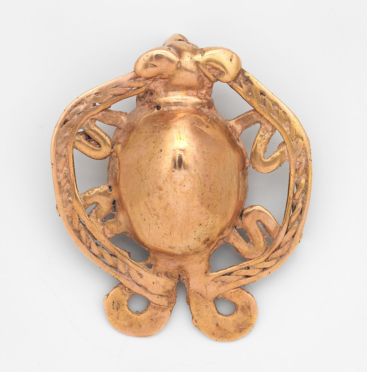 Turtle Pendant, Gold (cast alloy), Chiriqui 
