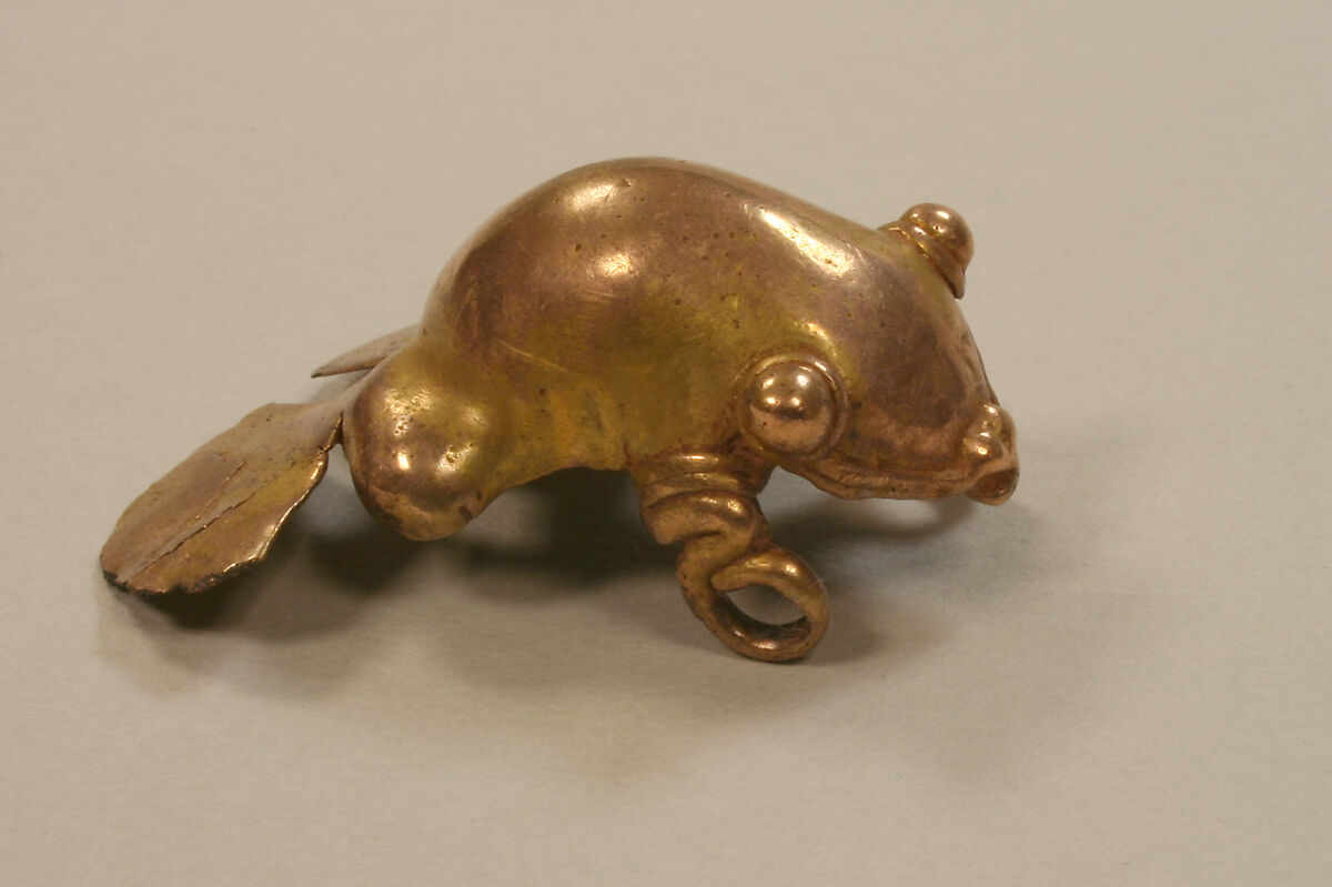 Frog Pendant, Gold, Veraguas 