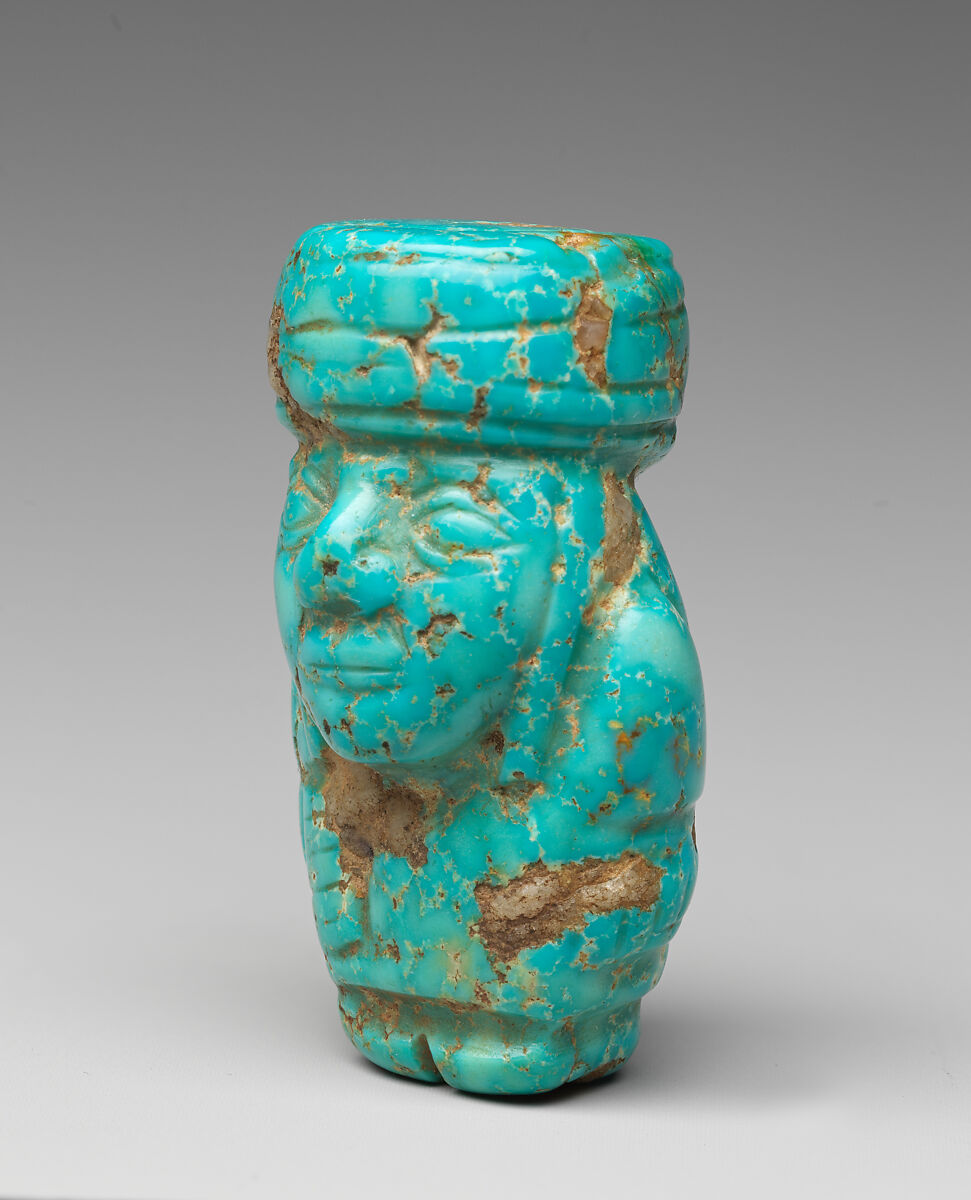 Figurine, Wari artist(s), Turquoise, Wari