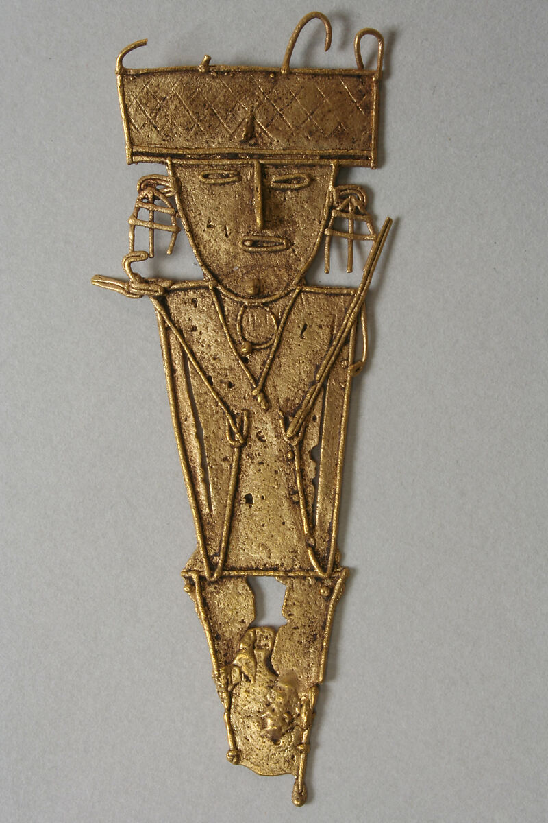 Male Figure (tunjo), Gold, Muisca