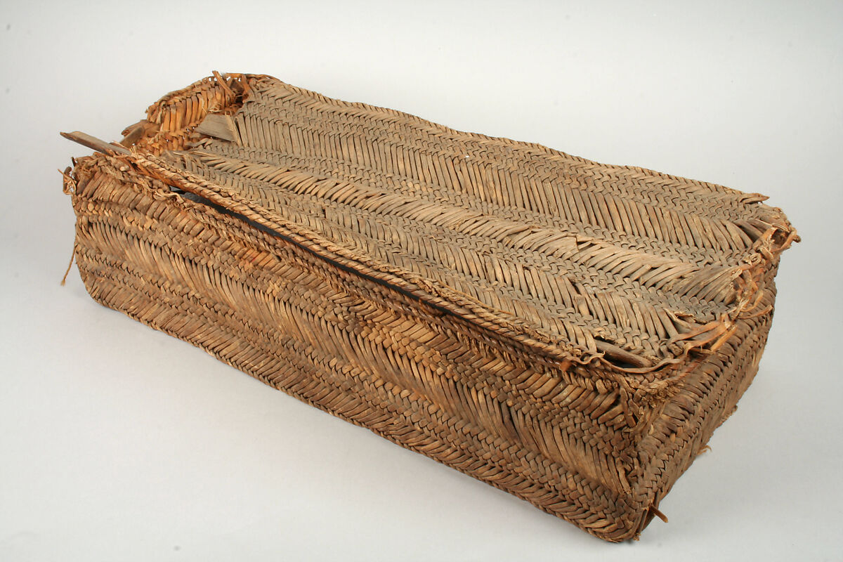 Weaving Basket, Cane, shell, bone, fiber, camelid hair, wood, pigment, metal, stone, Chancay
