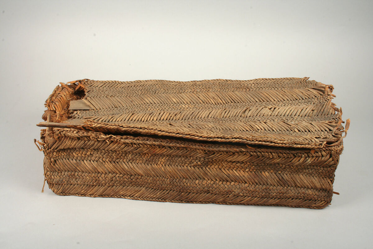 Weaving Basket, Cane, shell, bone, fiber, camelid hair, wood, pigment, metal, stone, Chancay
