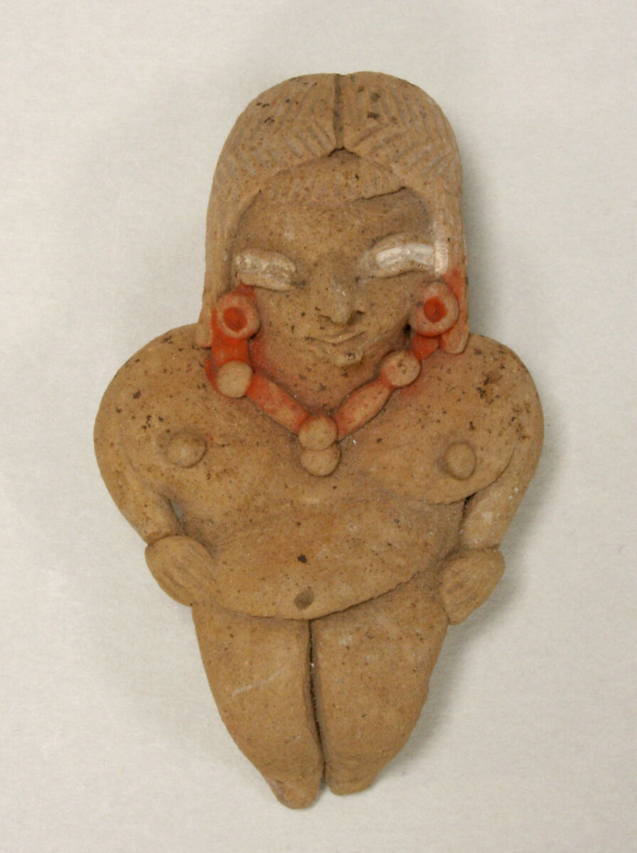 Female Figure, Ceramic, pigment, Chupicuaro 