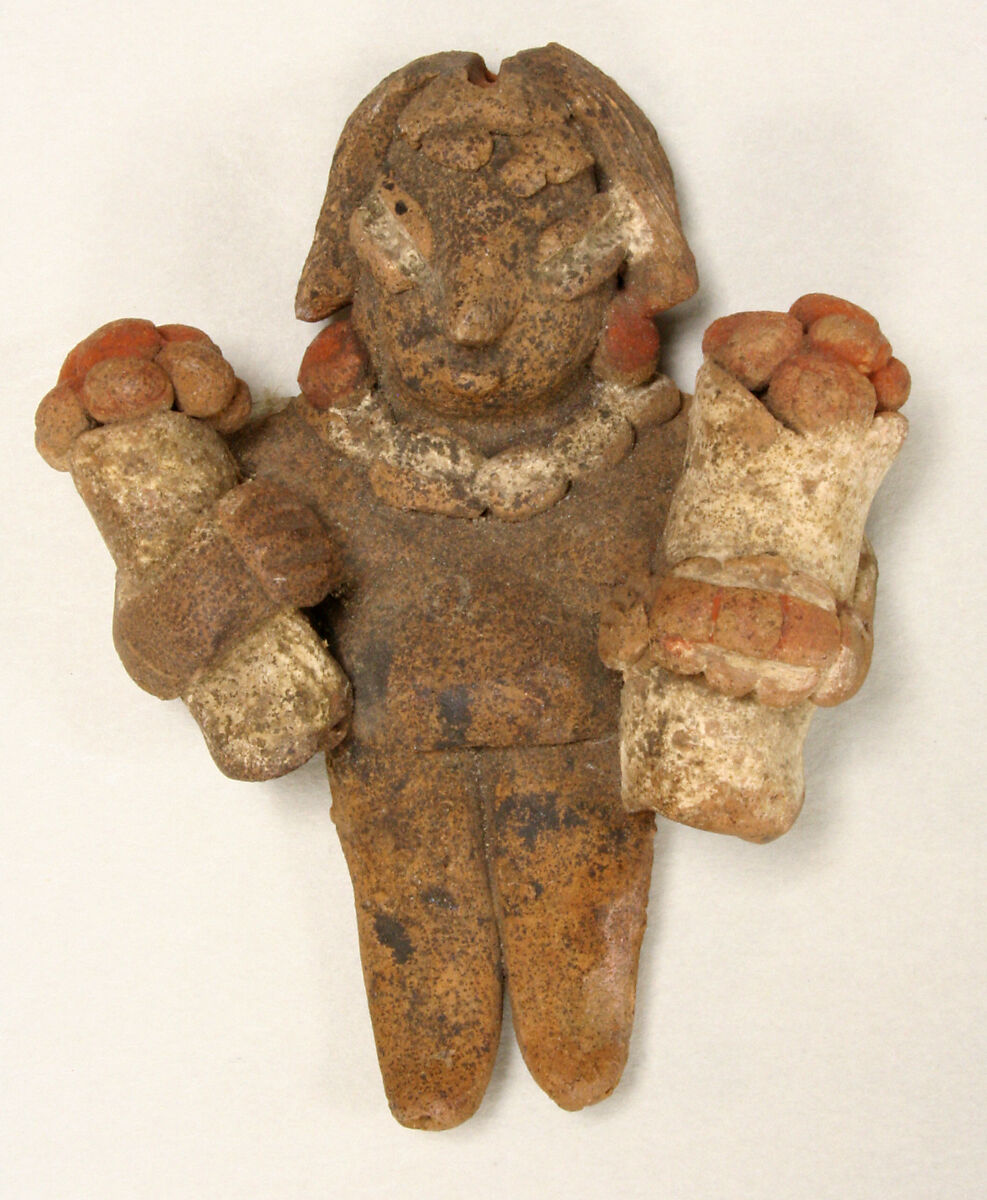 Female Figure, Ceramic, pigment, Chupicuaro 