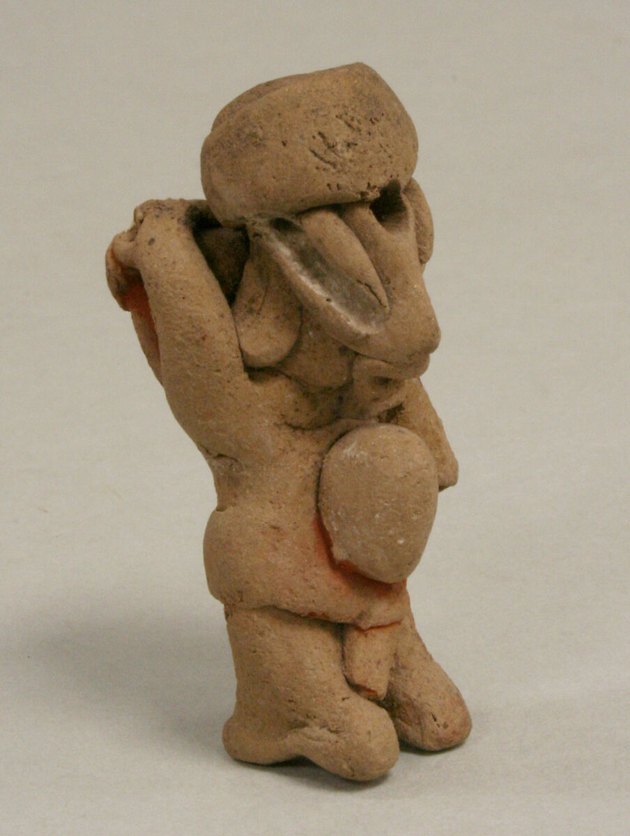 Male Figure, Ceramic, pigment, Chupicuaro 