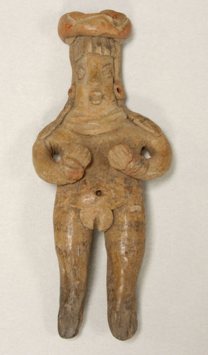 Female Figure, Ceramic, pigment, Chupicuaro 