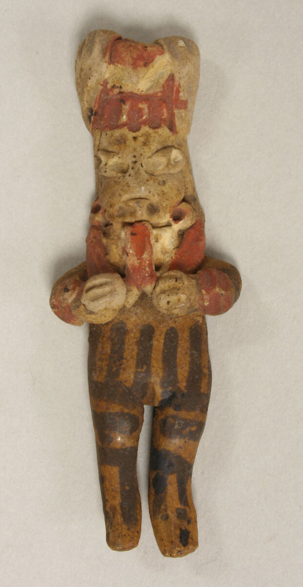 Female Figure, Ceramic, pigment, Chupicuaro 