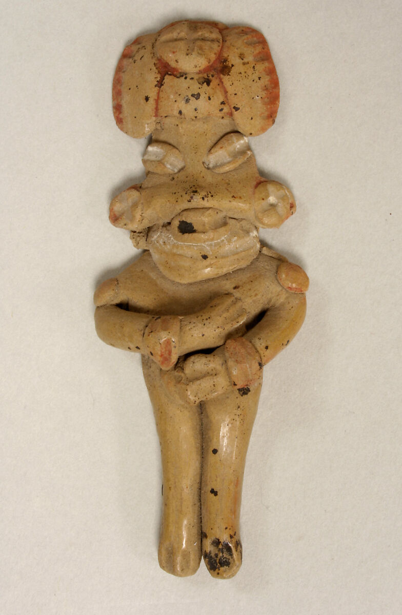 Male Figure, Ceramic, pigment, Chupicuaro 