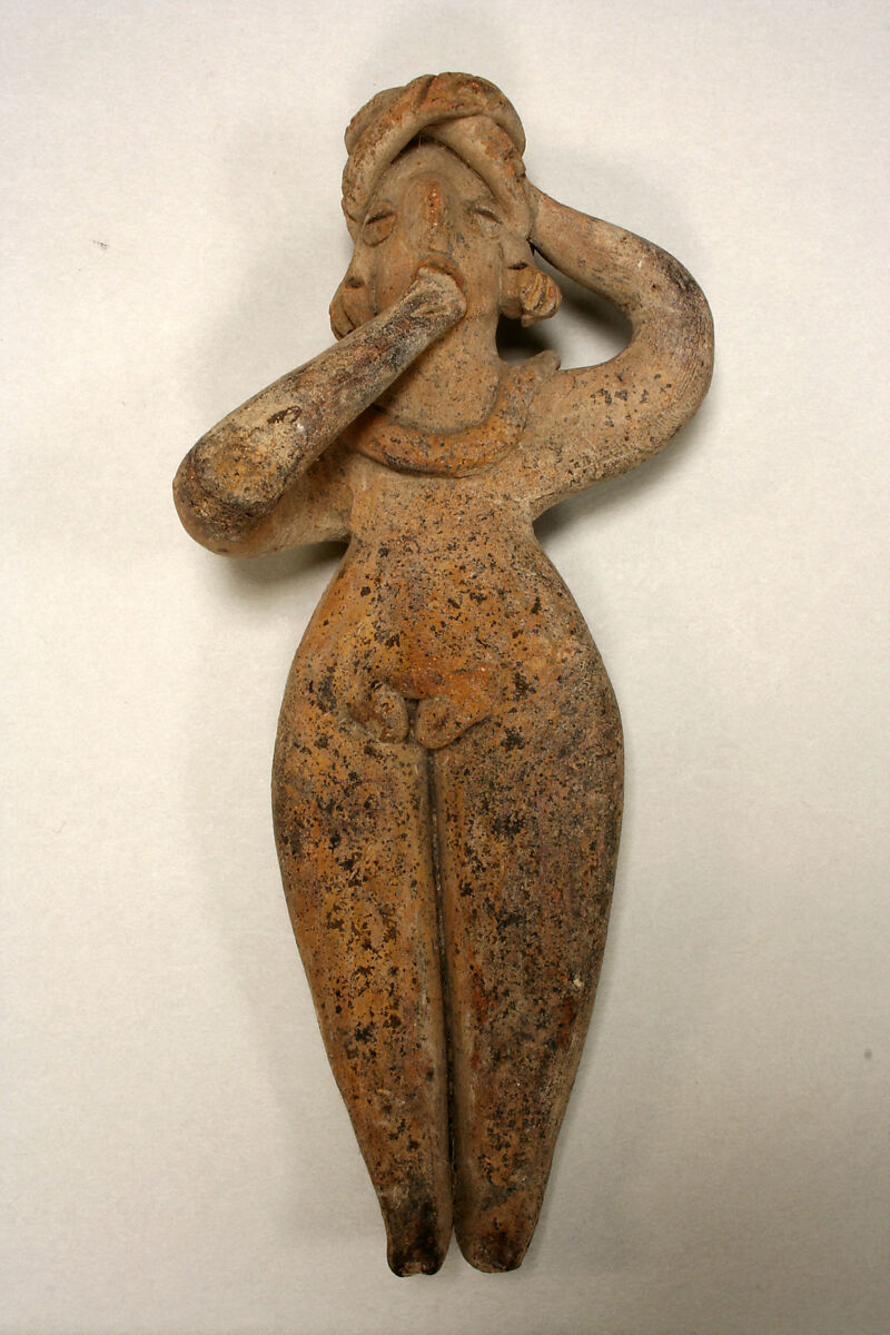 Female Figure, Ceramic, Colima 